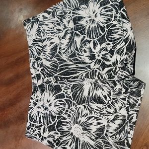 Black and White Pattern Shorts